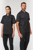 WK500 - Veste de cuisine écoresponsable manches courtes unisexe - Occifloc