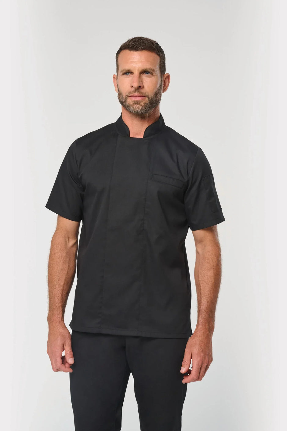 WK500 - Veste de cuisine écoresponsable manches courtes unisexe - Occifloc
