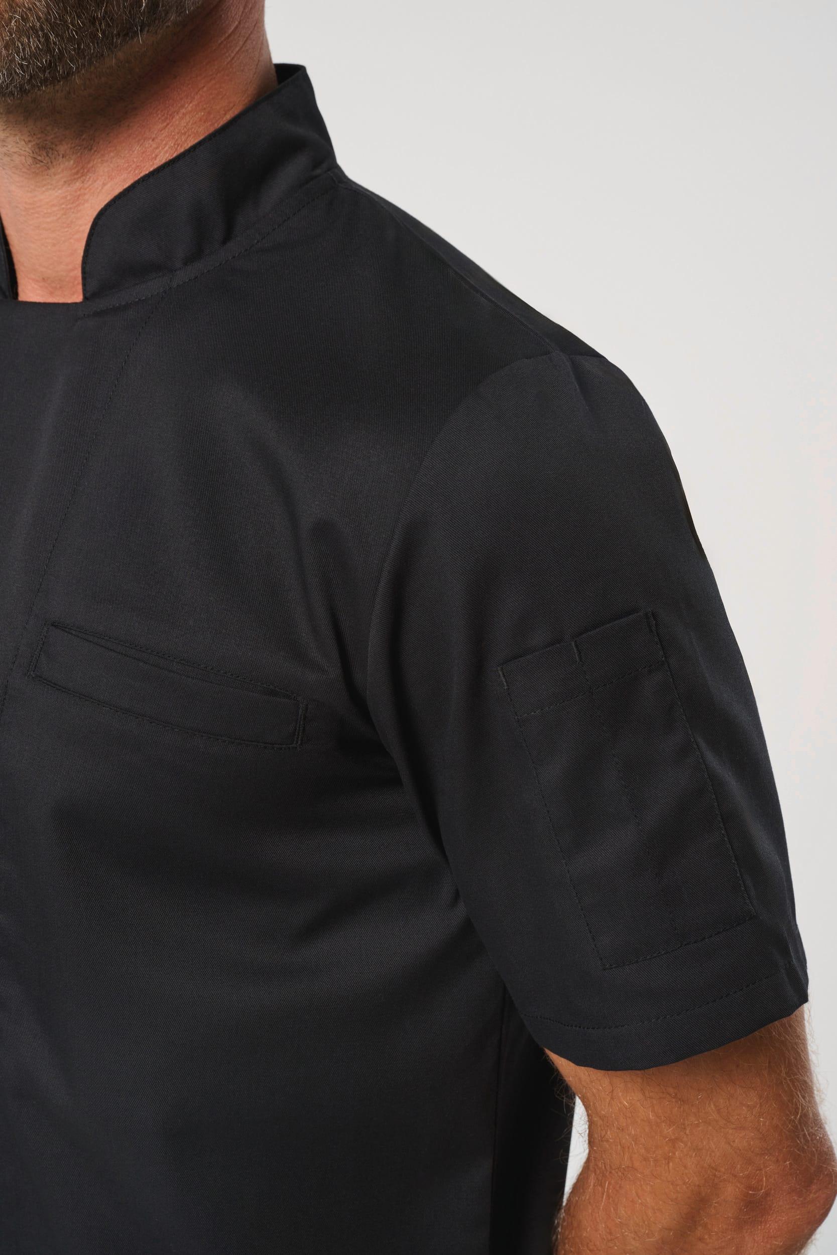 WK500 - Veste de cuisine écoresponsable manches courtes unisexe - Occifloc