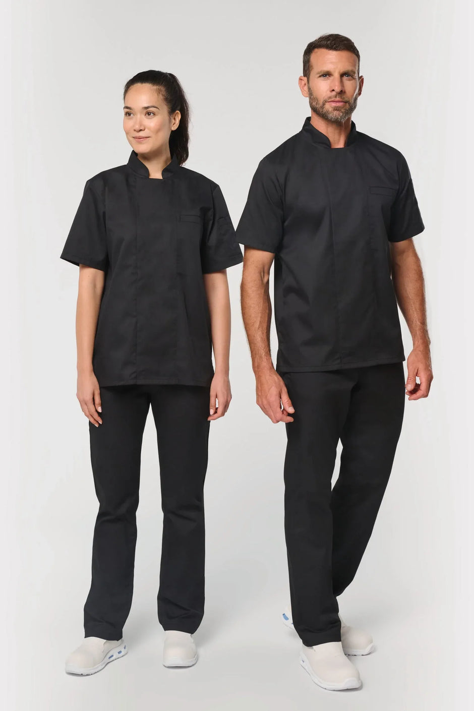 WK500 - Veste de cuisine écoresponsable manches courtes unisexe - Occifloc