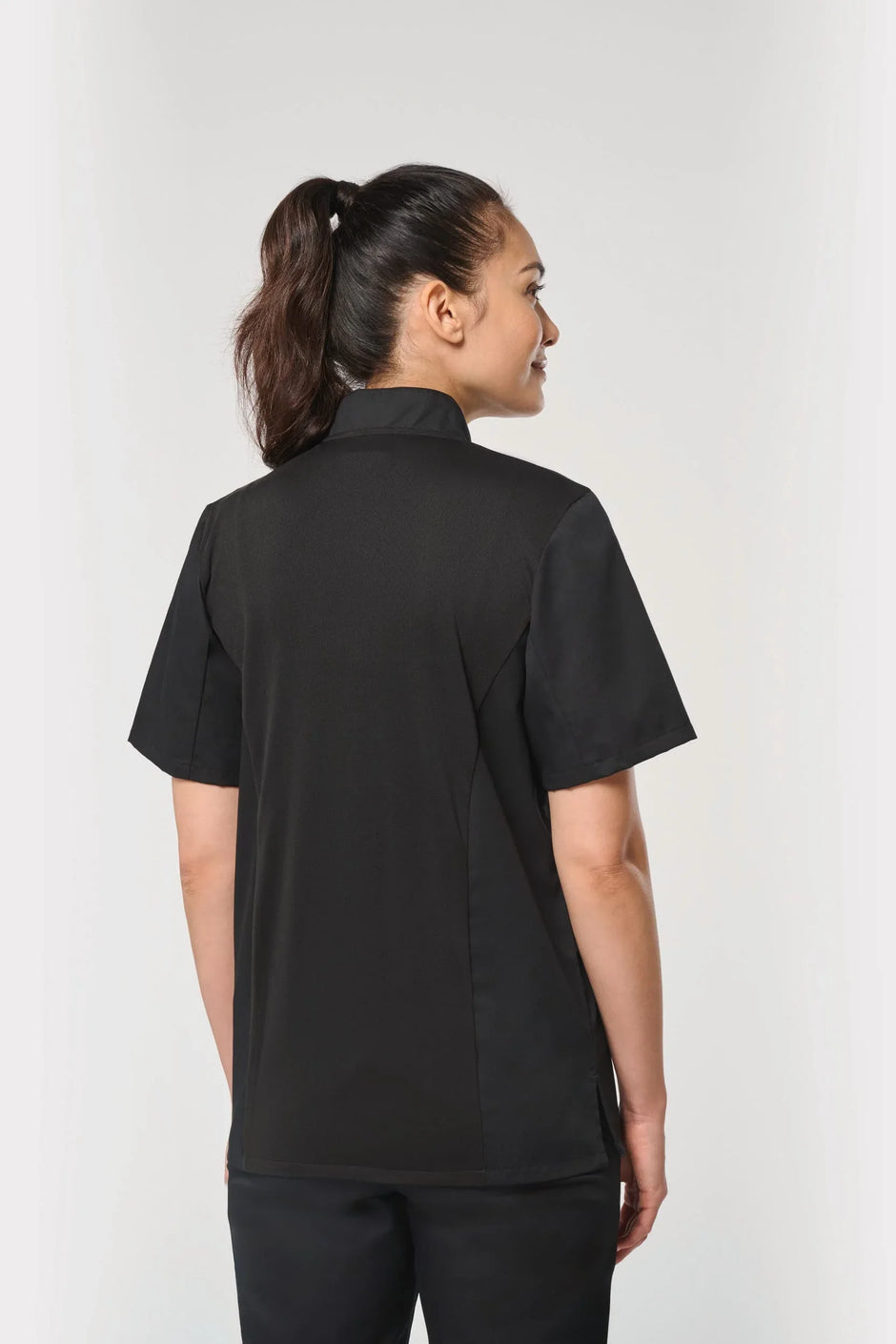 WK501 - Veste de cuisine écoresponsable et respirante manches courtes unisexe - Occifloc
