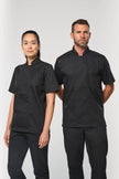 WK501 - Veste de cuisine écoresponsable et respirante manches courtes unisexe - Occifloc