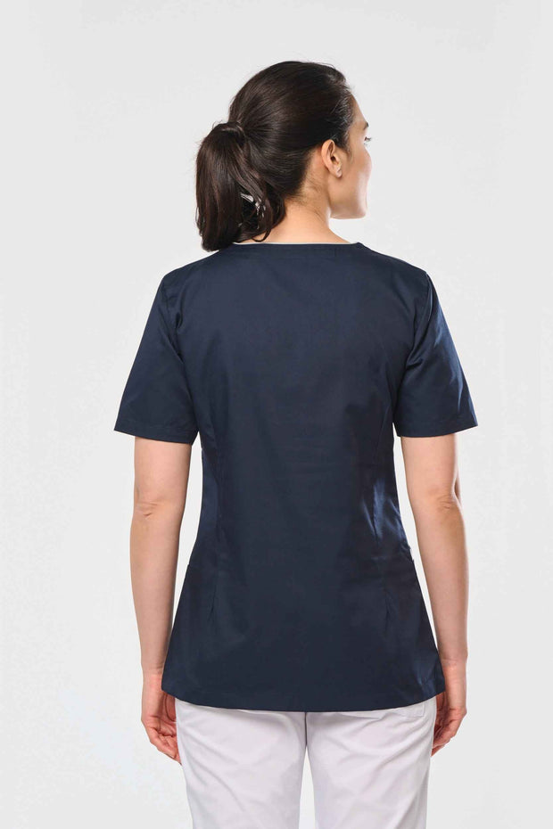 WK506 - Blouse polycoton avec boutons-pression femme WK. Designed To Work