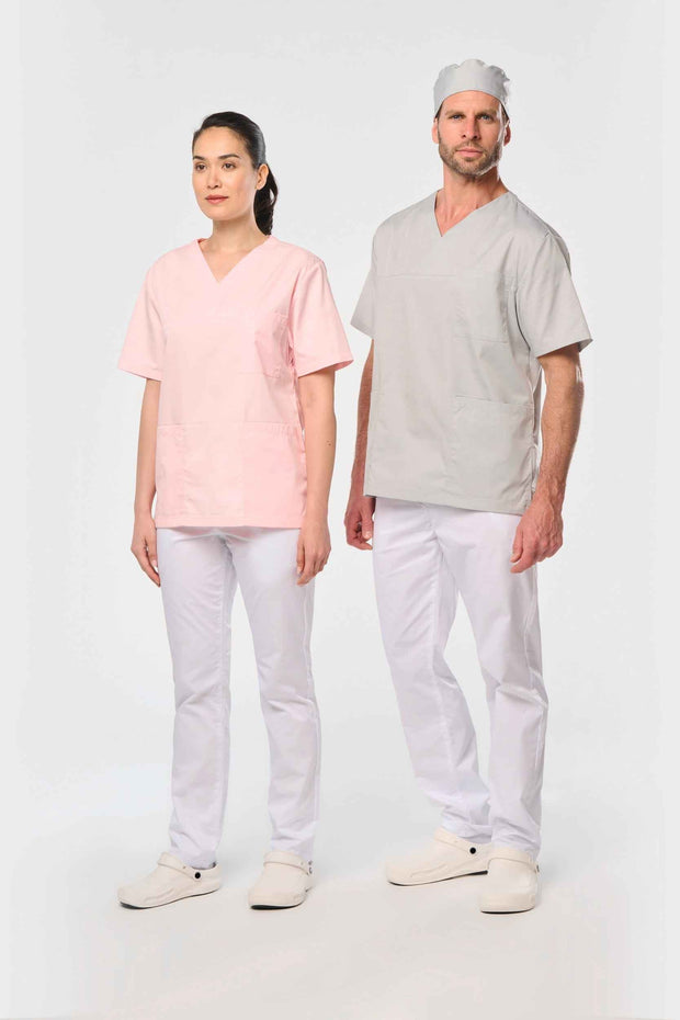 WK507 - Tunique manches courtes polycoton unisexe WK. Designed To Work