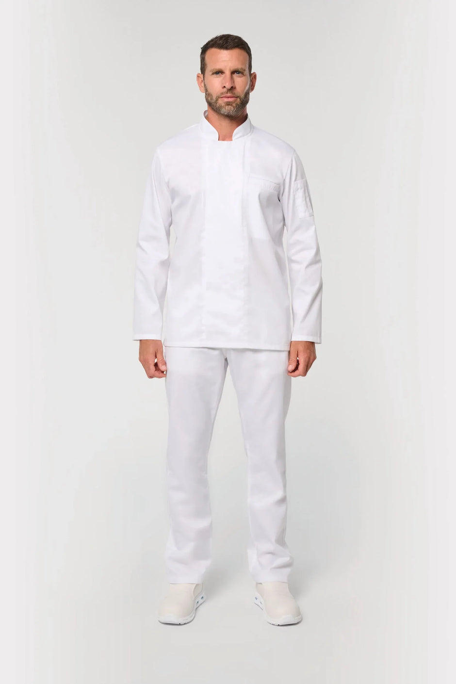 WK511 - Veste de cuisine écoresponsable et respirante manches longues unisexe - Occifloc