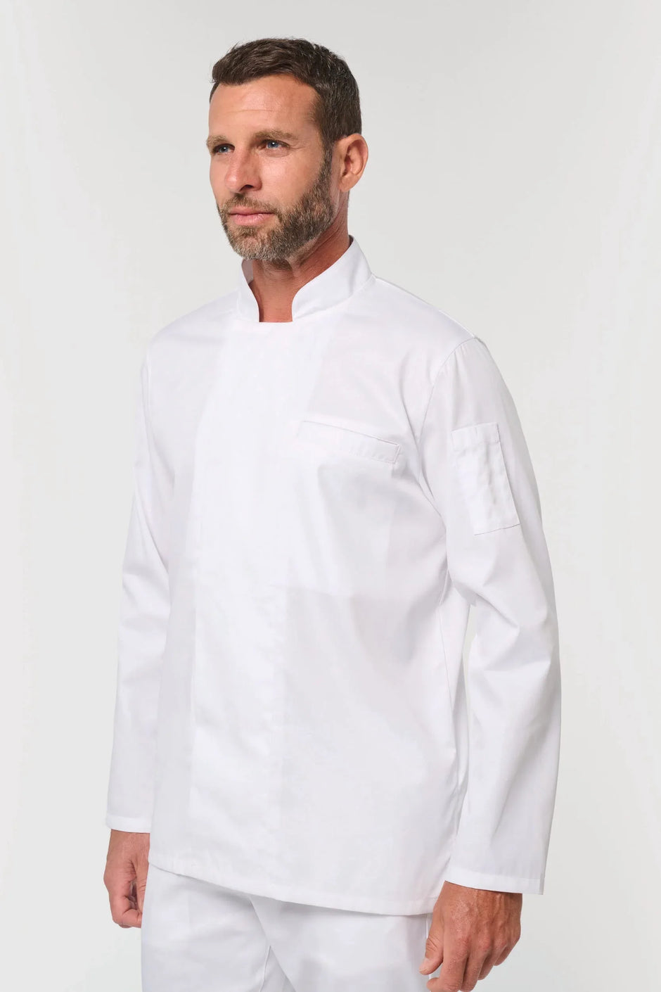 WK511 - Veste de cuisine écoresponsable et respirante manches longues unisexe - Occifloc