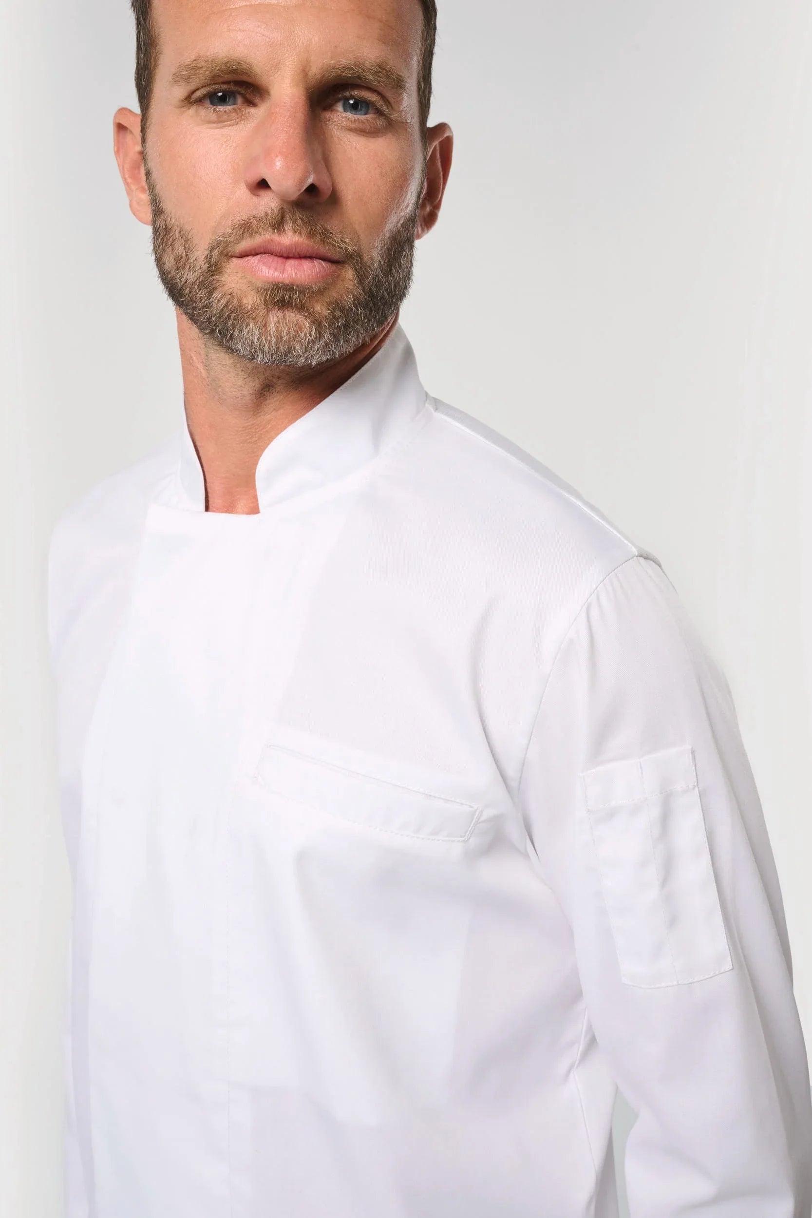 WK511 - Veste de cuisine écoresponsable et respirante manches longues unisexe - Occifloc