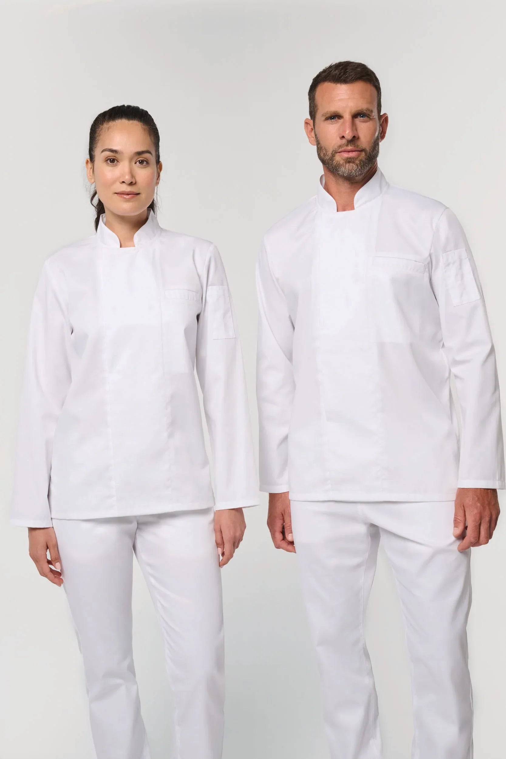 WK511 - Veste de cuisine écoresponsable et respirante manches longues unisexe - Occifloc