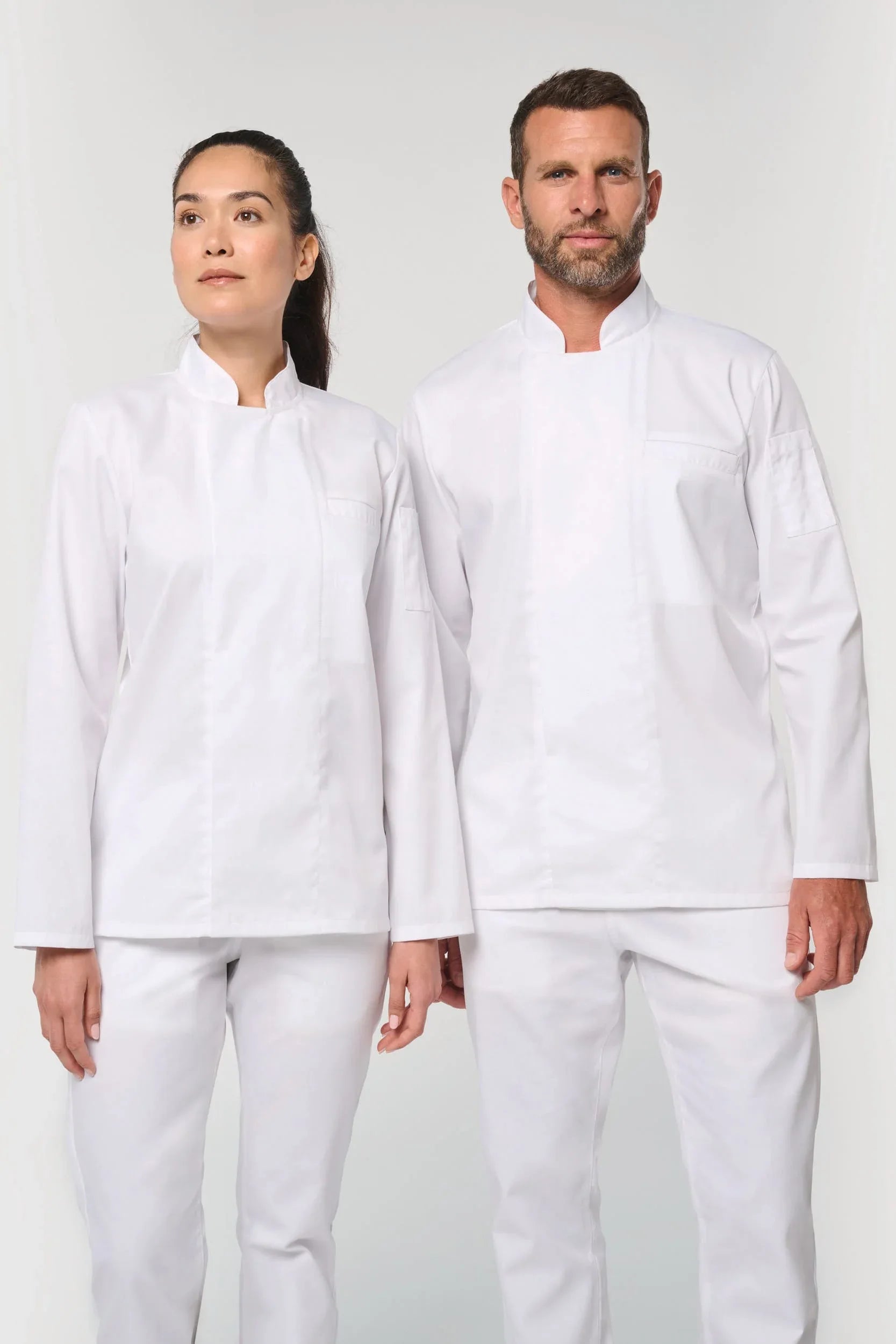 WK511 - Veste de cuisine écoresponsable et respirante manches longues unisexe - Occifloc