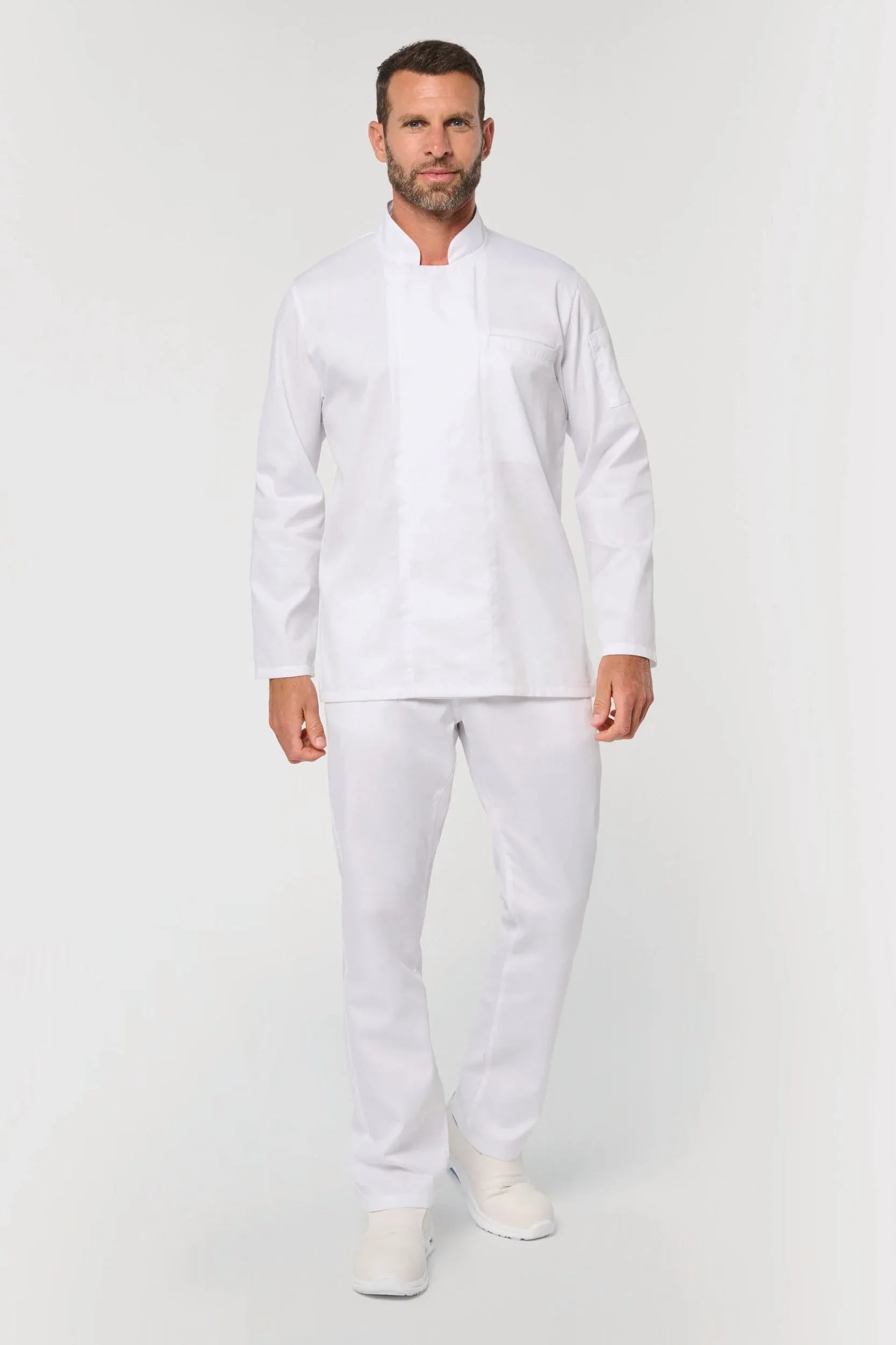 WK511 - Veste de cuisine écoresponsable et respirante manches longues unisexe - Occifloc