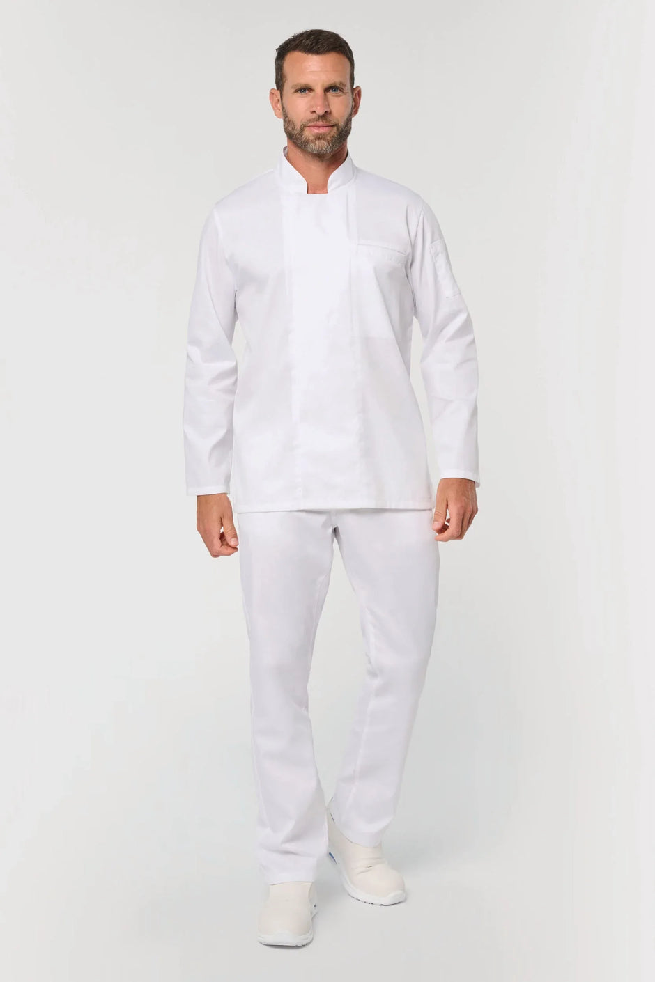 WK511 - Veste de cuisine écoresponsable et respirante manches longues unisexe - Occifloc