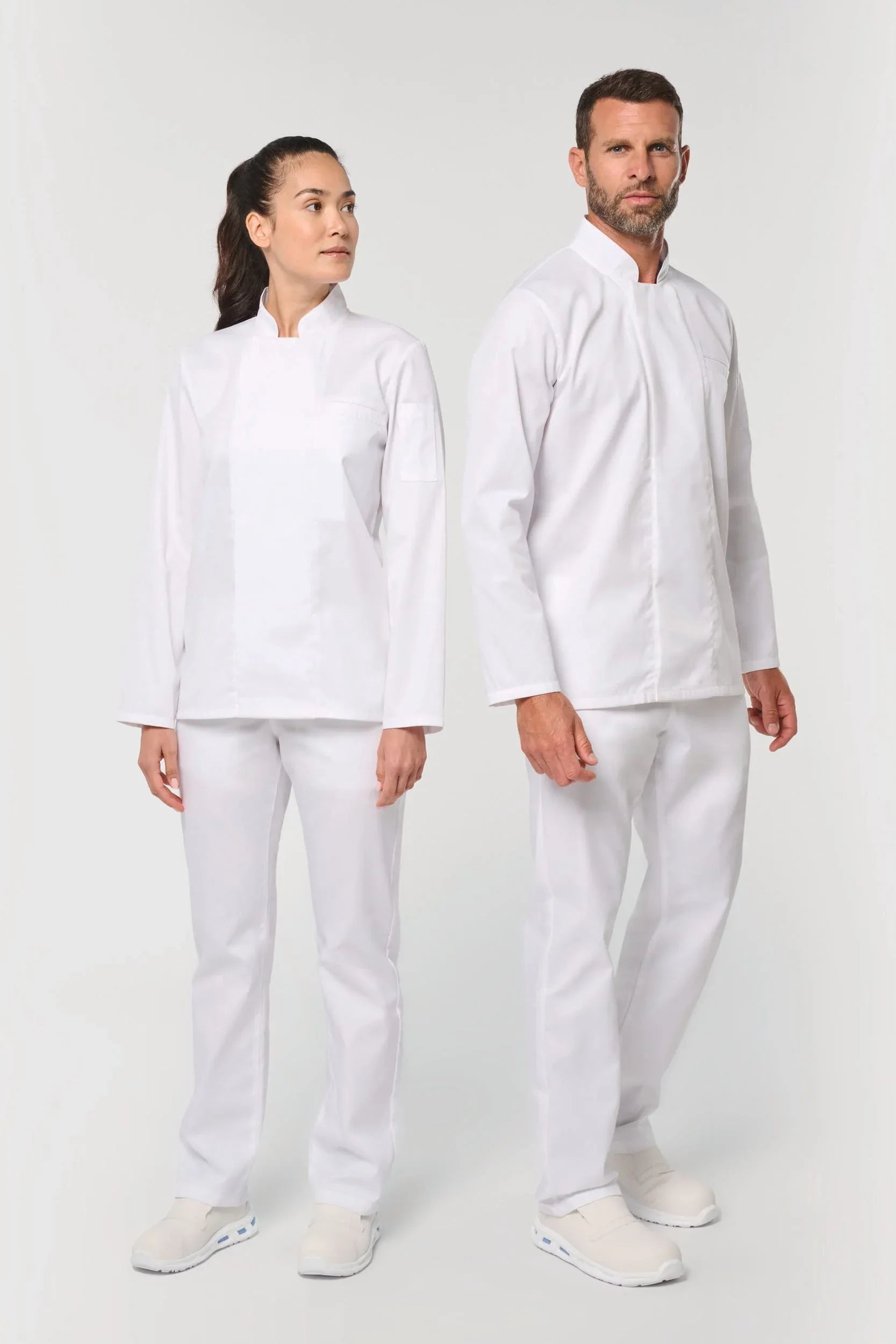 WK511 - Veste de cuisine écoresponsable et respirante manches longues unisexe - Occifloc