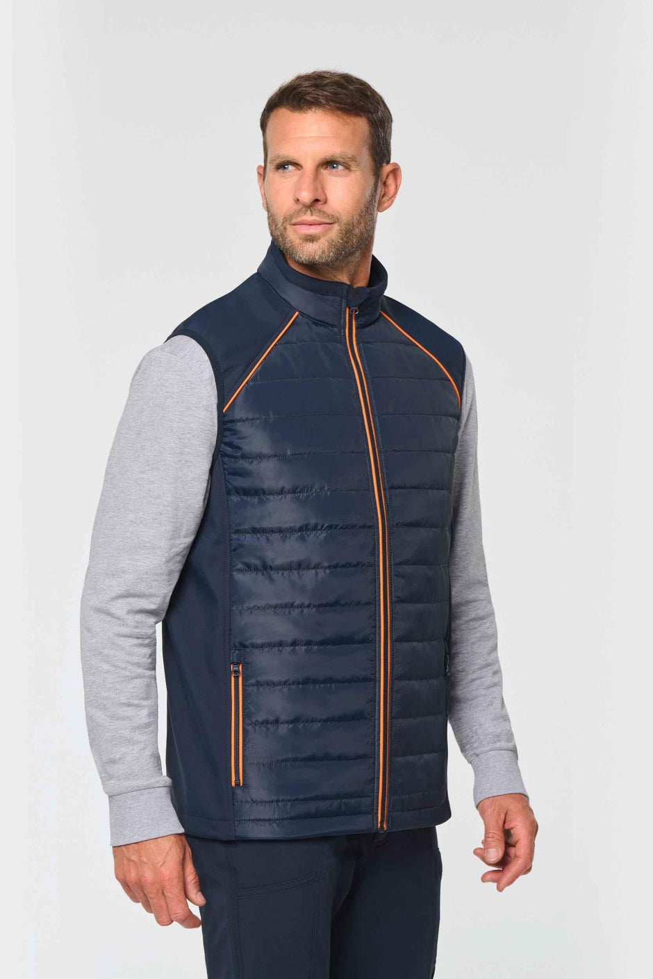 WK606 - Bodywarmer Day To Day bi-matière unisexe - Occifloc