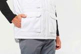 WK607 - Gilet polycoton multipoches rembourré unisexe WK. Designed To Work