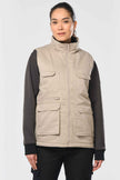 WK607 - Gilet polycoton multipoches rembourré unisexe WK. Designed To Work