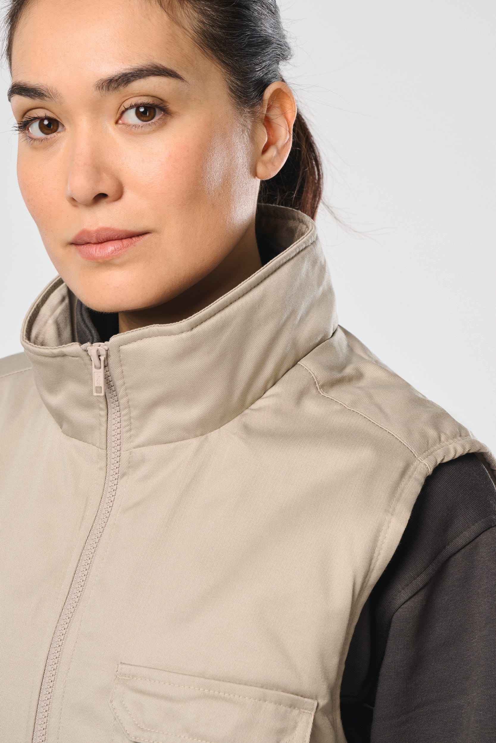 WK607 - Gilet polycoton multipoches rembourré unisexe WK. Designed To Work