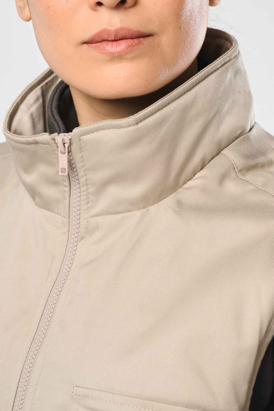 WK607 - Gilet polycoton multipoches rembourré unisexe WK. Designed To Work