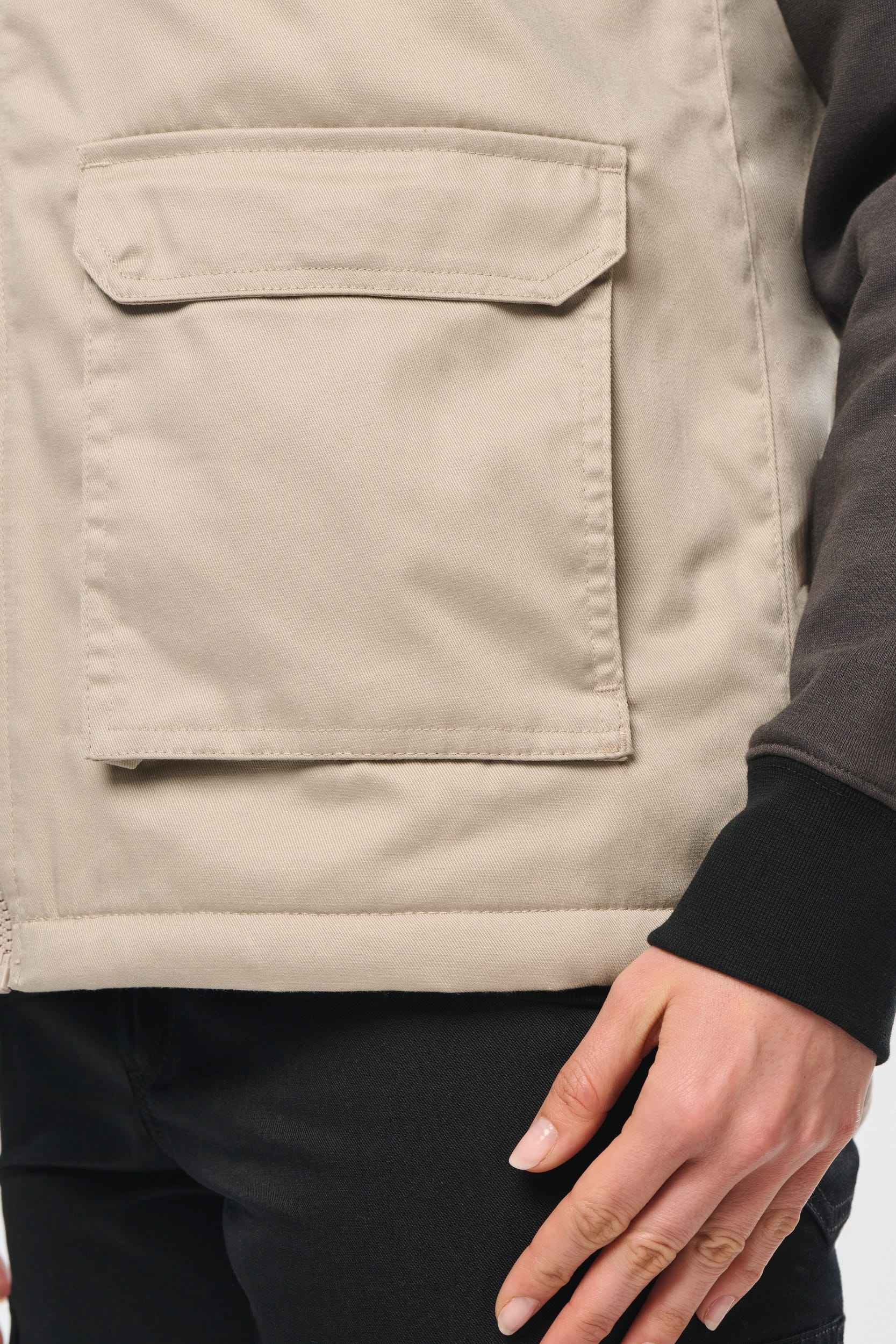 WK607 - Gilet polycoton multipoches rembourré unisexe WK. Designed To Work