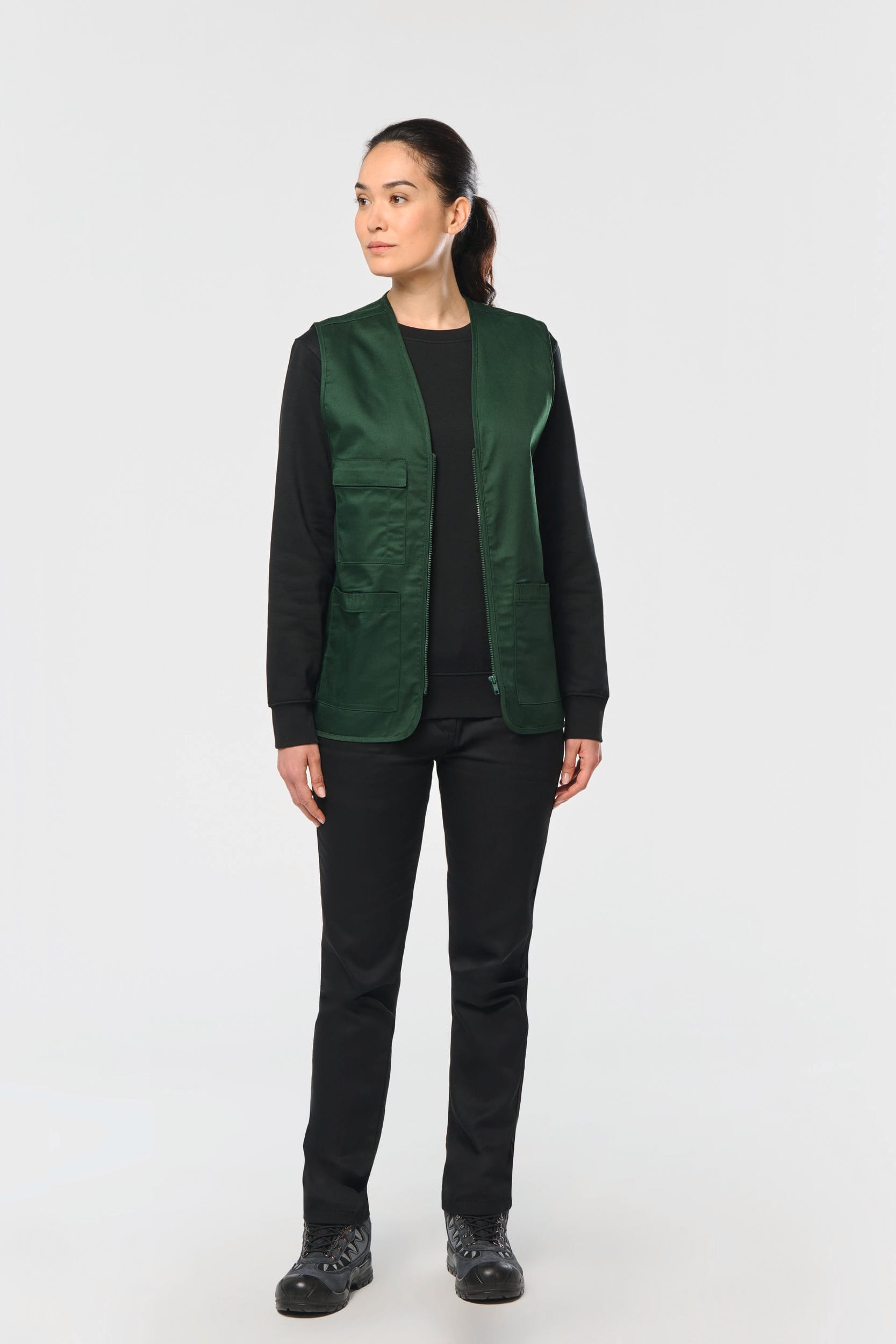 WK608 - Gilet polycoton multipoches unisexe WK. Designed To Work