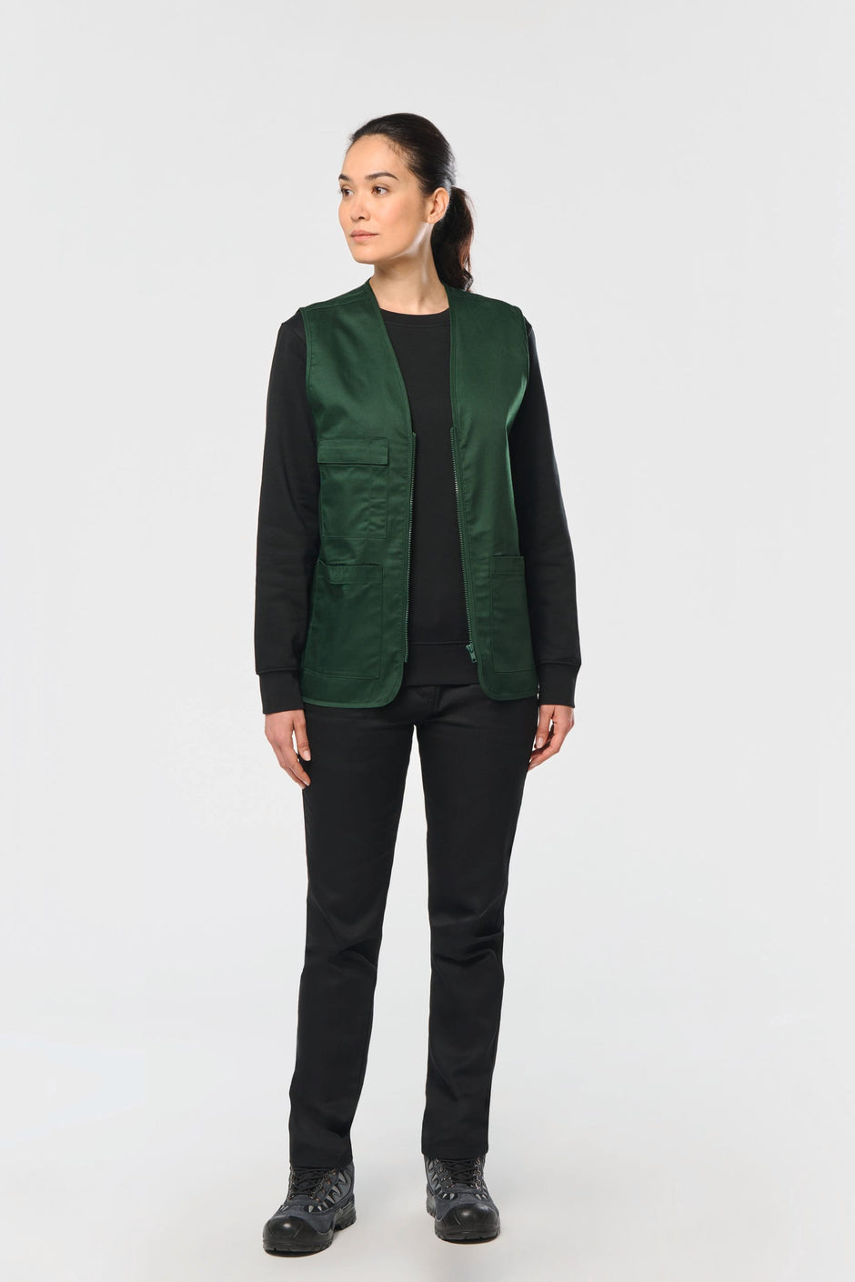 WK608 - Gilet polycoton multipoches unisexe WK. Designed To Work