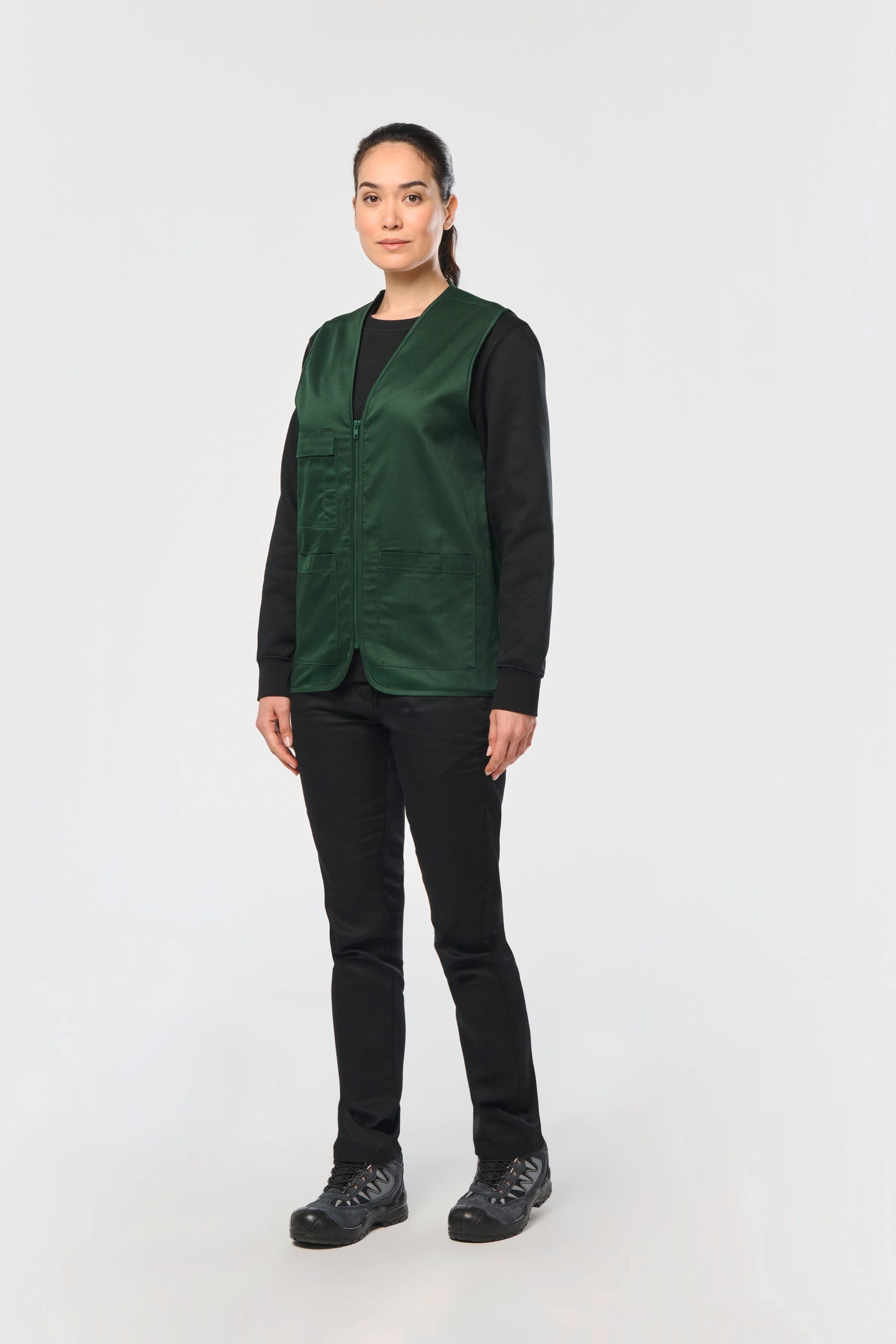 WK608 - Gilet polycoton multipoches unisexe WK. Designed To Work
