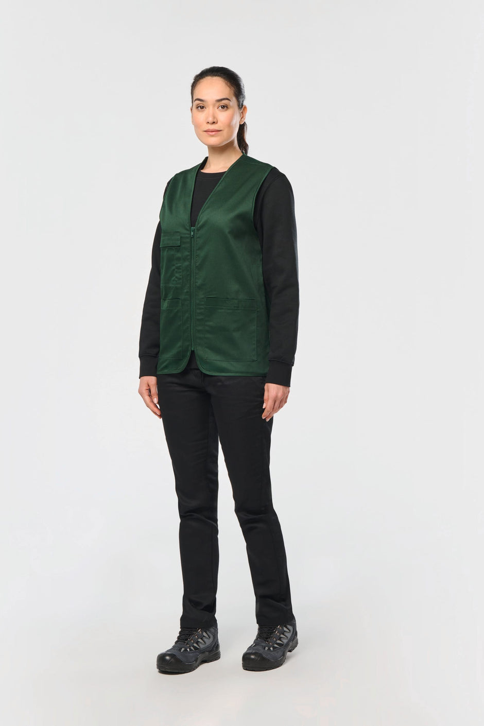 WK608 - Gilet polycoton multipoches unisexe WK. Designed To Work