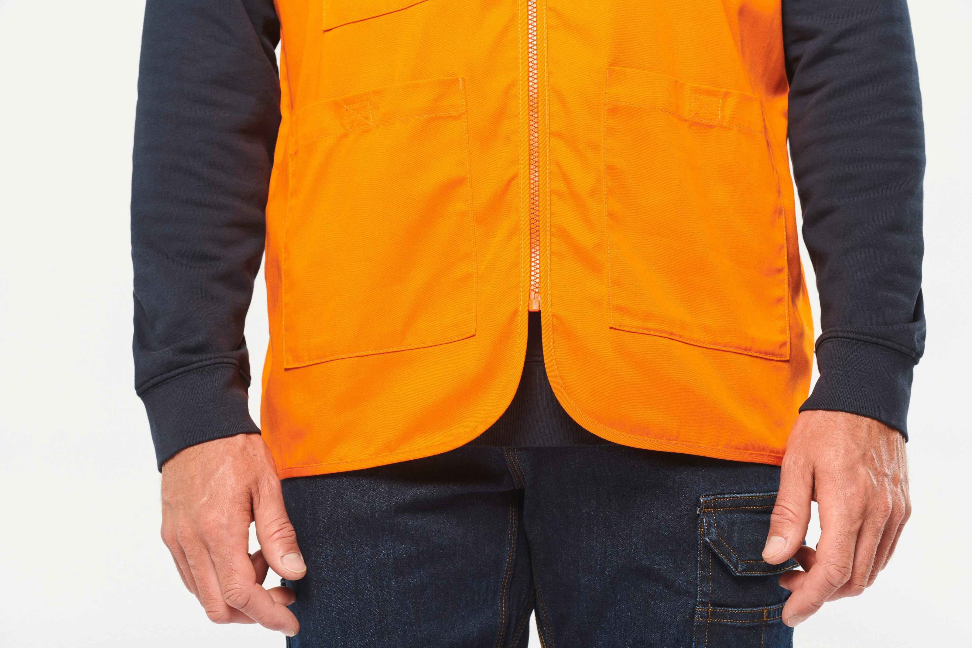 WK608 - Gilet polycoton multipoches unisexe WK. Designed To Work