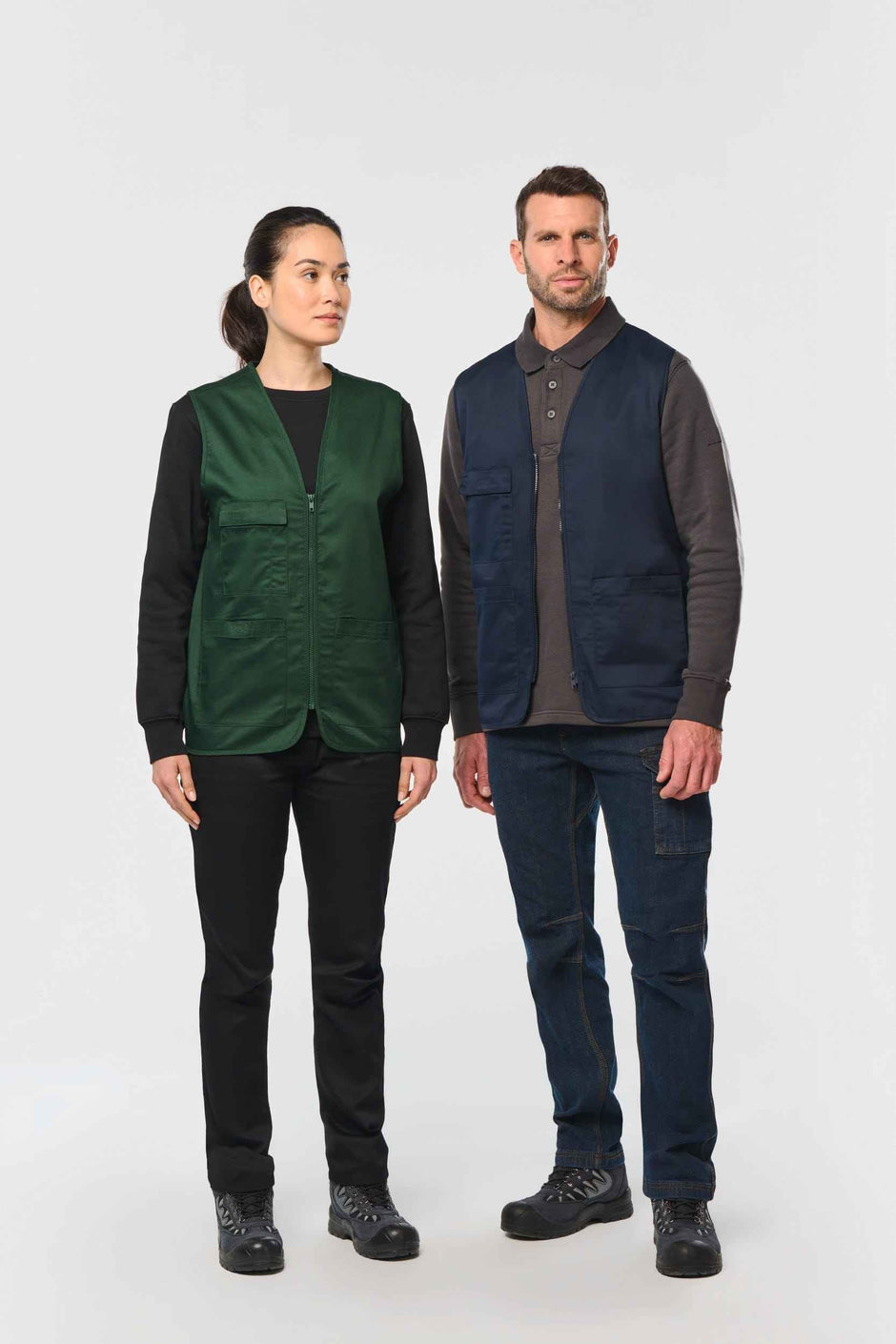 WK608 - Gilet polycoton multipoches unisexe WK. Designed To Work
