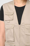 WK609 - Gilet polycoton multipoches doublé unisexe WK. Designed To Work