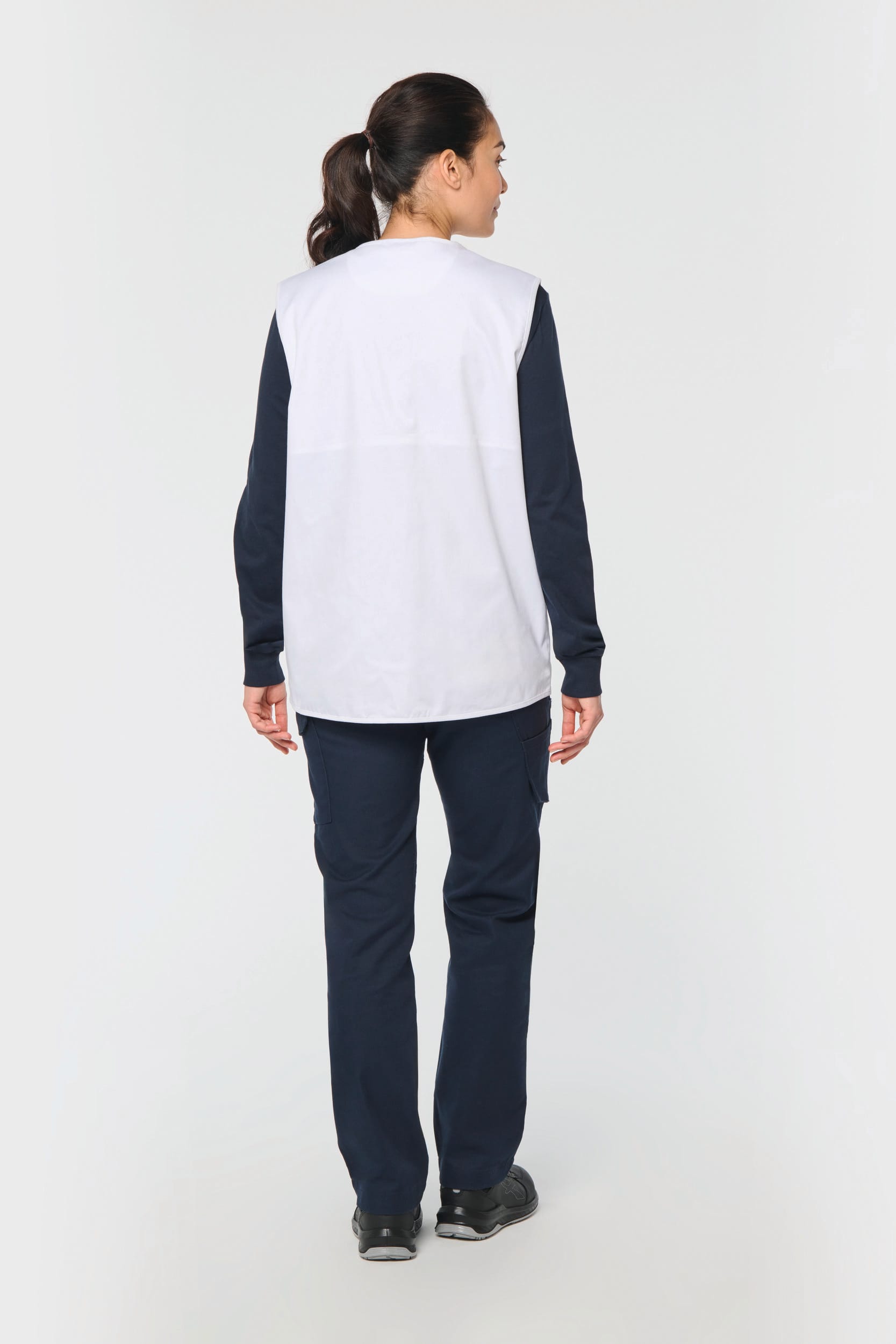 WK609 - Gilet polycoton multipoches doublé unisexe WK. Designed To Work