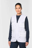 WK609 - Gilet polycoton multipoches doublé unisexe WK. Designed To Work