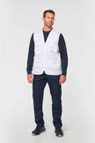 WK609 - Gilet polycoton multipoches doublé unisexe WK. Designed To Work
