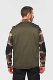 WK609 - Gilet polycoton multipoches doublé unisexe WK. Designed To Work