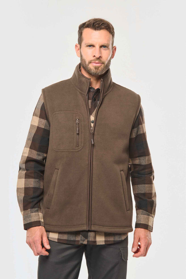 WK610 - Bodywarmer polaire avec intérieur sherpa unisexe WK. Designed To Work