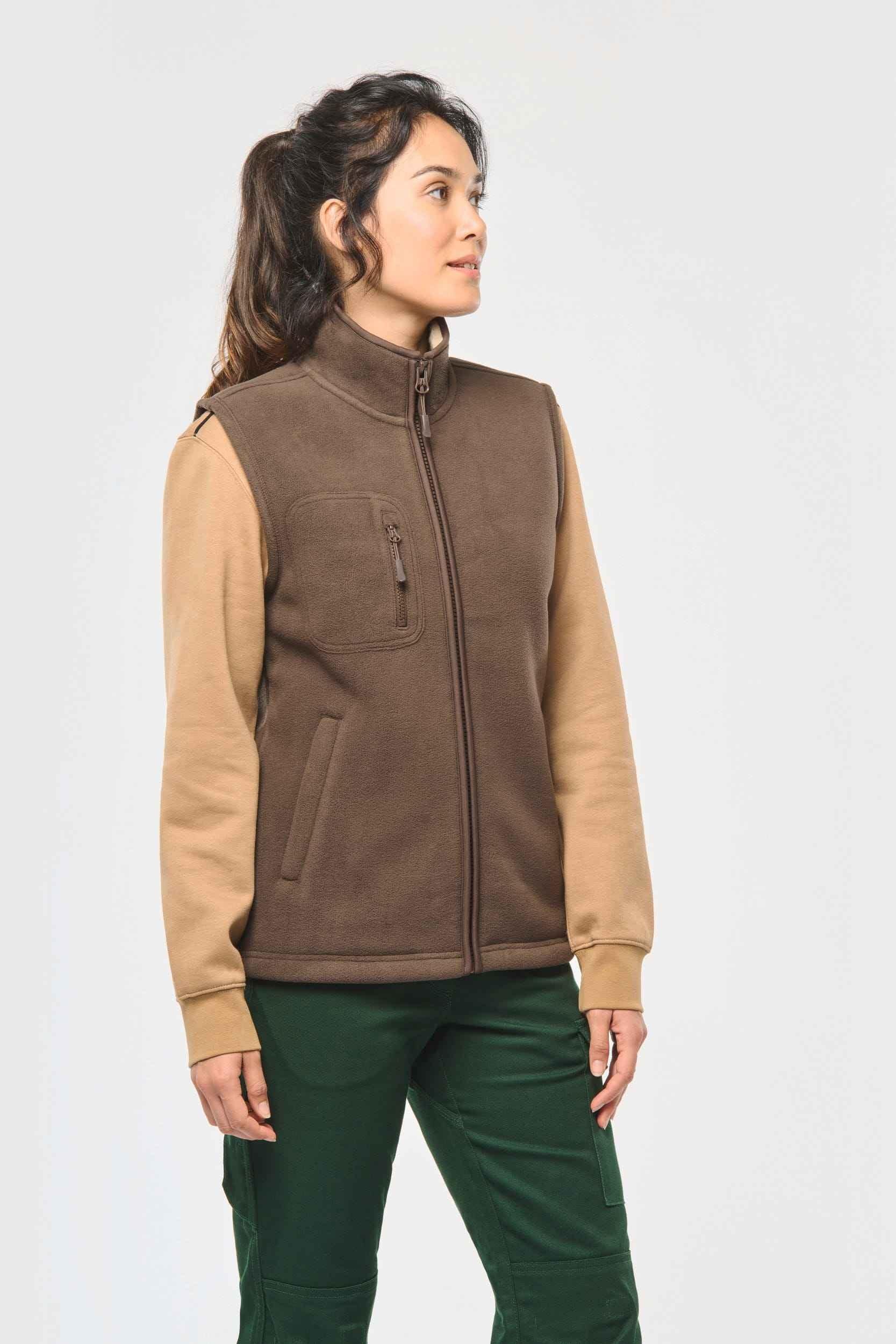 WK610 - Bodywarmer polaire avec intérieur sherpa unisexe - Occifloc