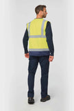 WK618 - Gilet de sécurité haute visibilité recyclé avec zip unisexe - Occifloc