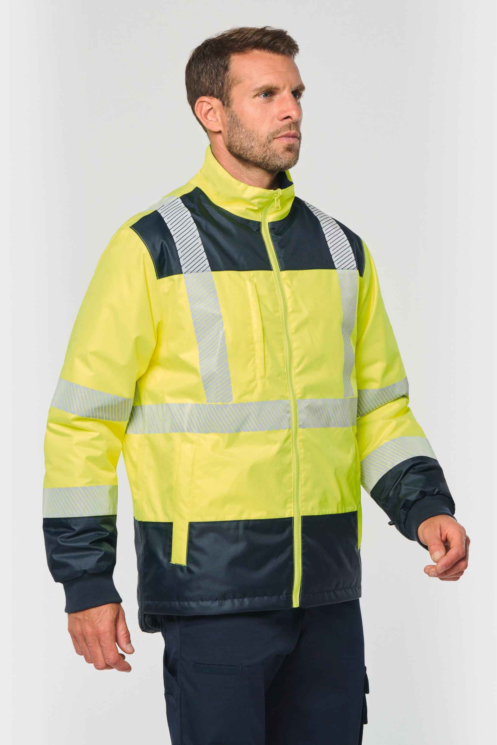 WK660 - Parka de sécurité recyclée 4 en 1 unisexe WK. Designed To Work