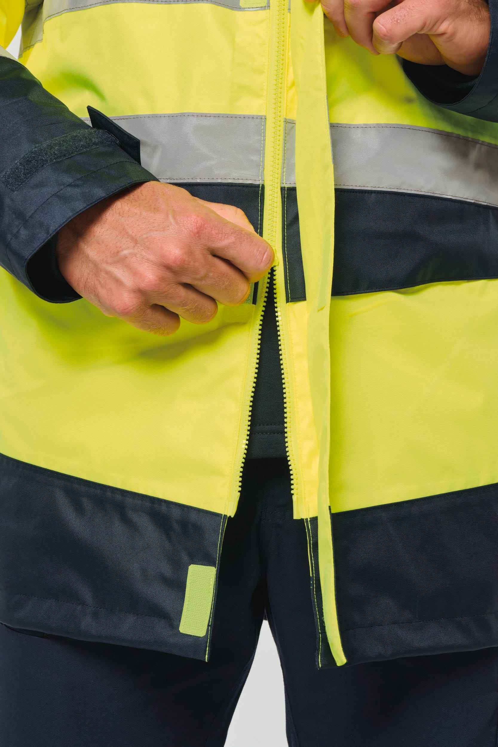 WK660 - Parka de sécurité recyclée 4 en 1 unisexe WK. Designed To Work