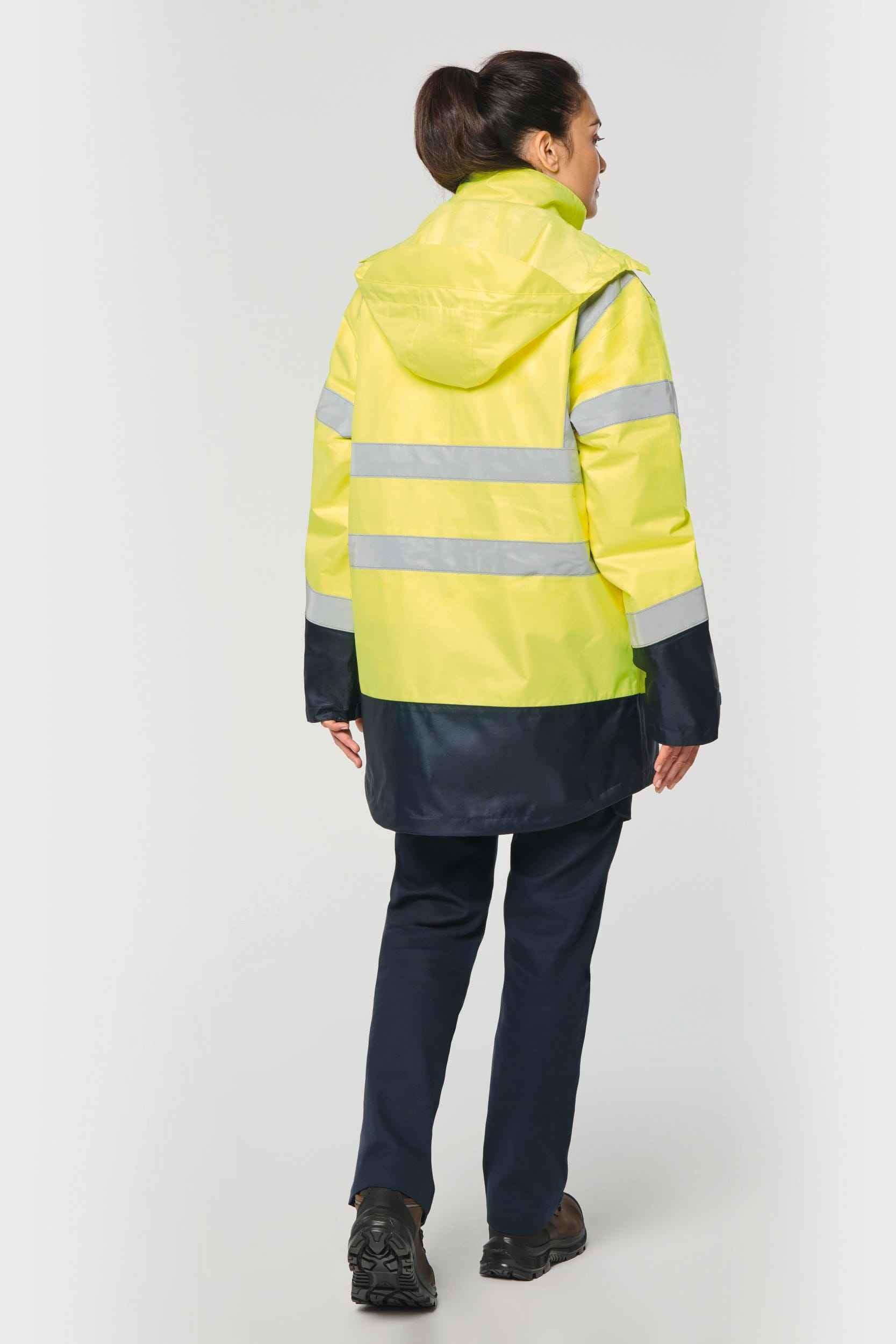 WK660 - Parka de sécurité recyclée 4 en 1 unisexe WK. Designed To Work