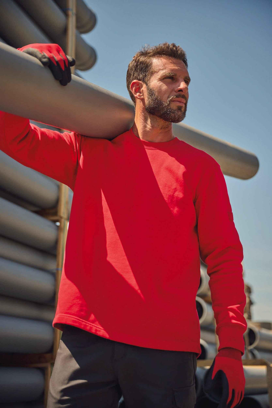 WK4001 - Sweat-shirt manches montées homme - Occifloc