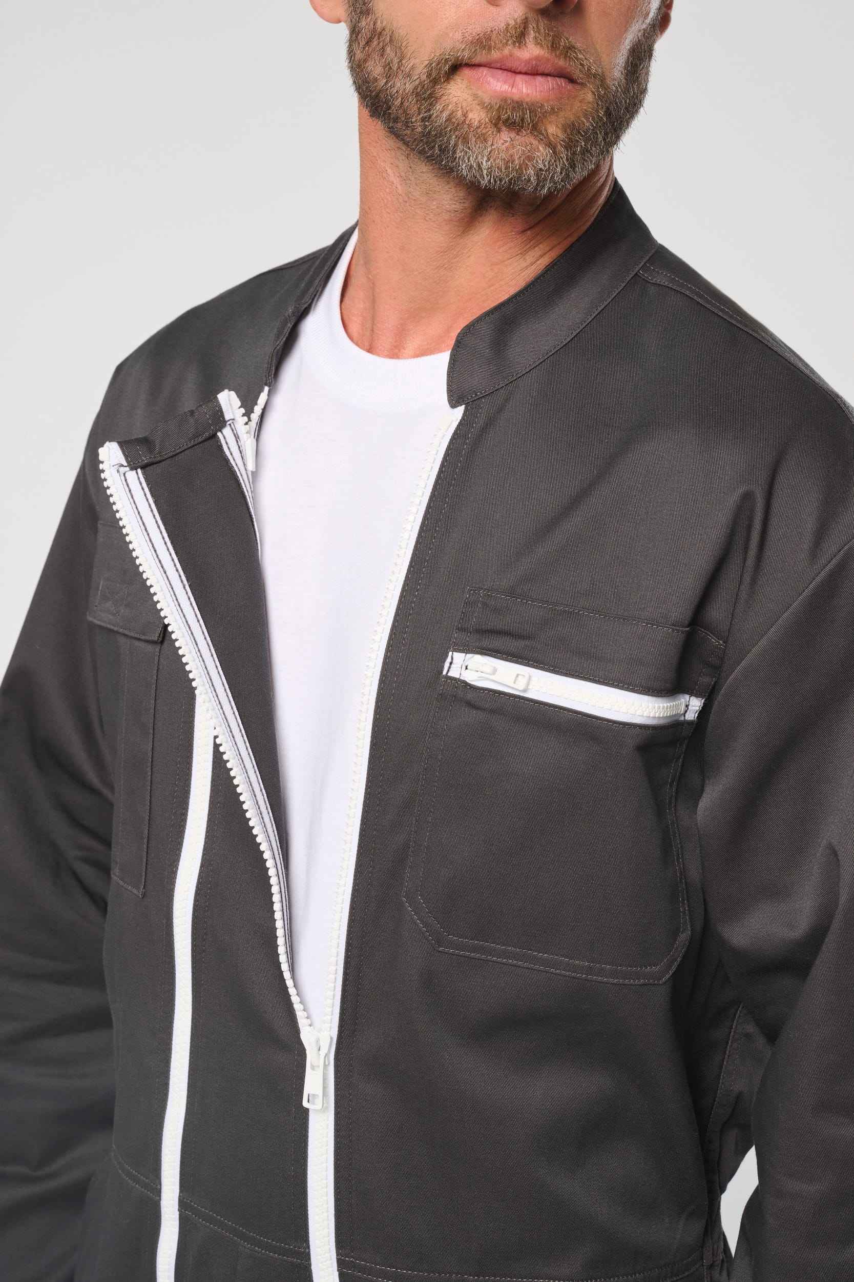 WK830 - Combinaison double zip unisexe WK. Designed To Work