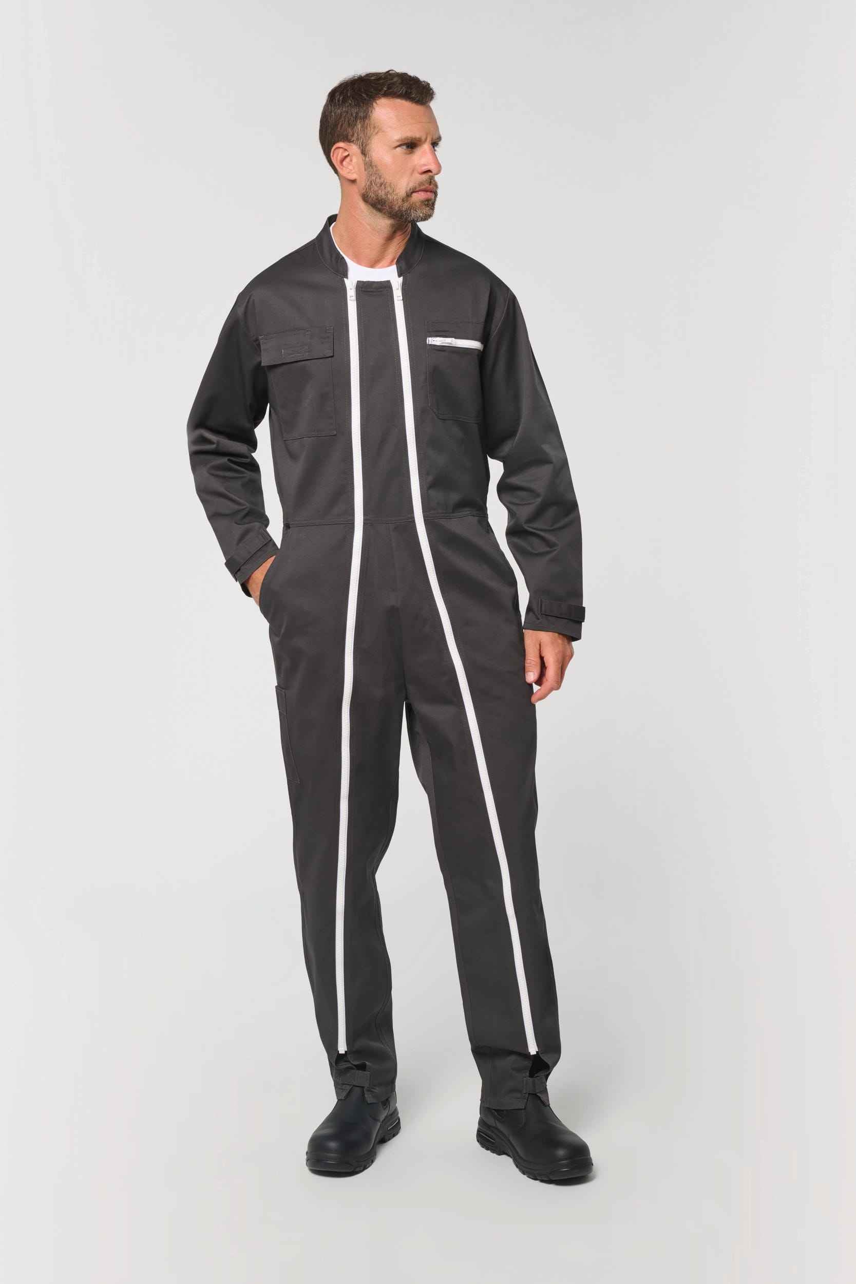 WK830 - Combinaison double zip unisexe WK. Designed To Work