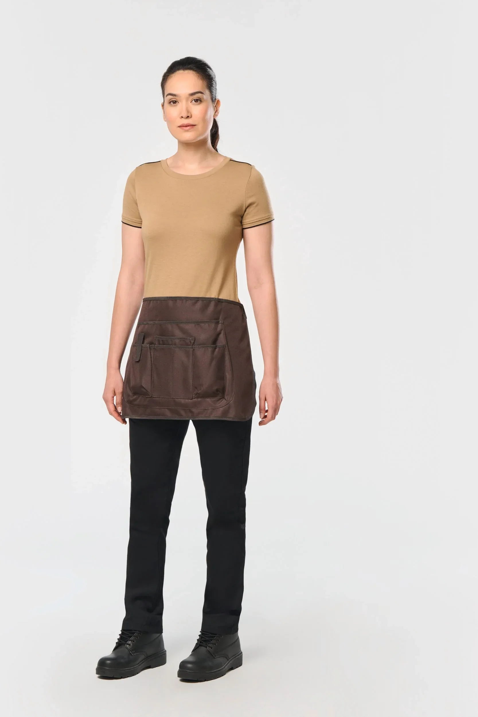 WK841 - Tablier court de jardinage écoresponsable unisexe - Occifloc