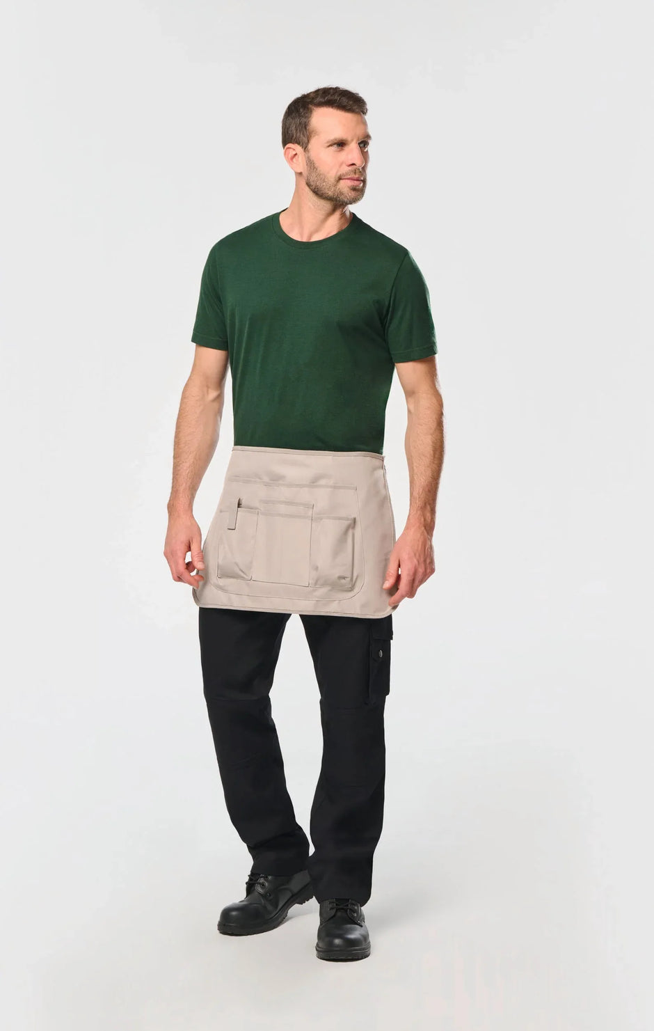 WK841 - Tablier court de jardinage écoresponsable unisexe - Occifloc