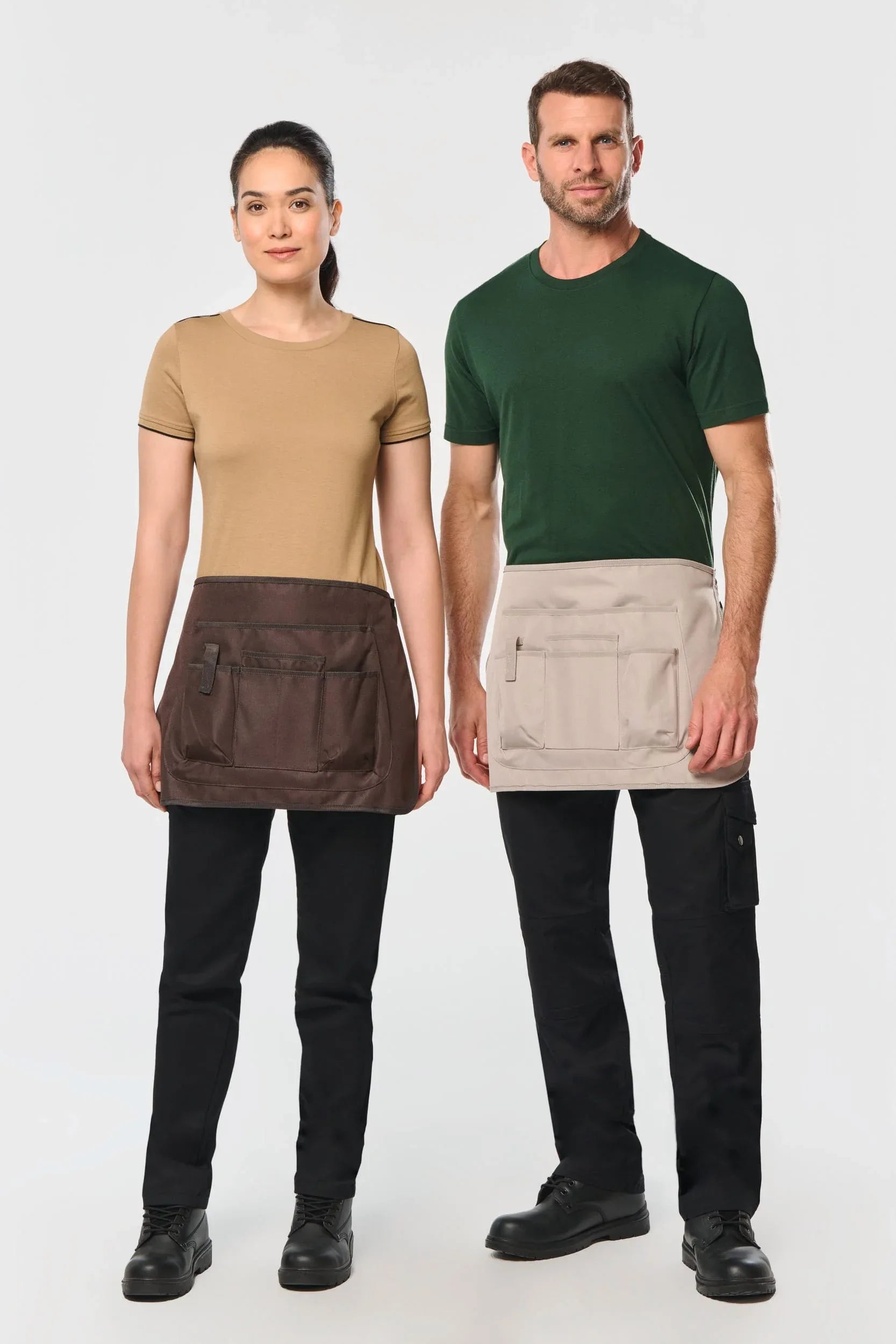 WK841 - Tablier court de jardinage écoresponsable unisexe - Occifloc