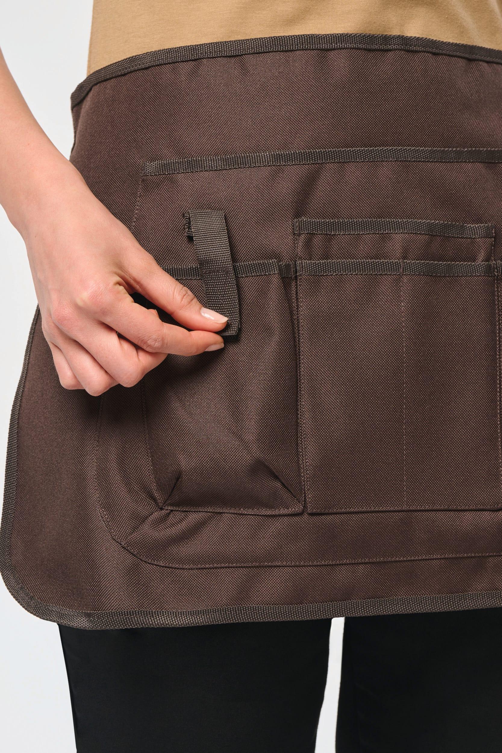 WK841 - Tablier court de jardinage écoresponsable unisexe - Occifloc