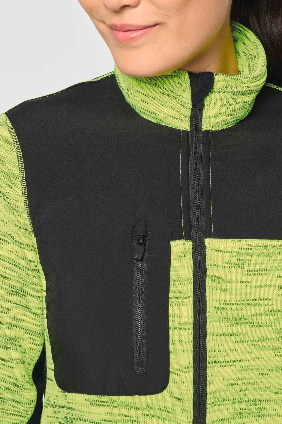 WK9109 - Veste recyclée en polytricot femme WK. Designed To Work