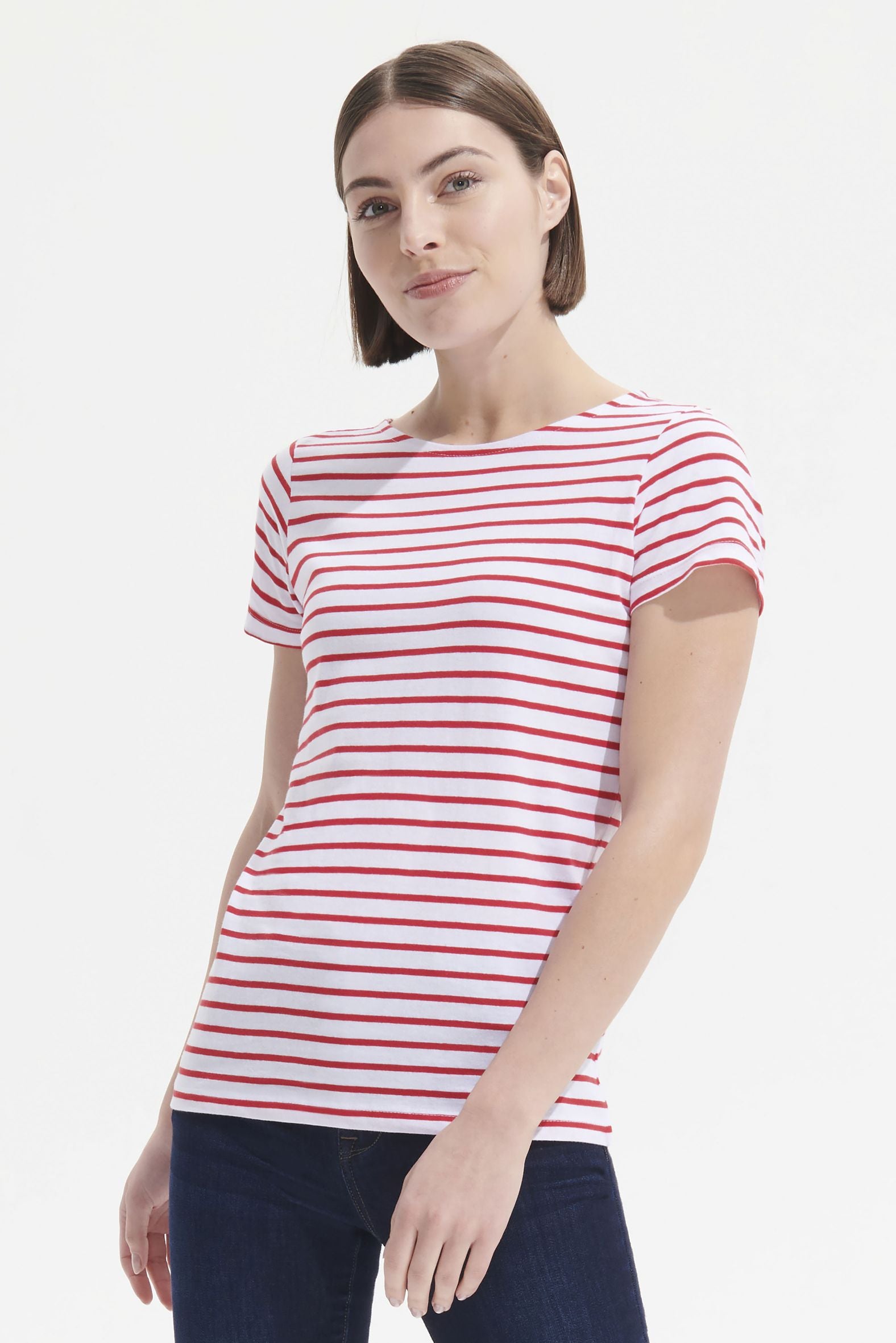 T-shirt SOL'S MILES WOMEN, coton peigné, manches courtes