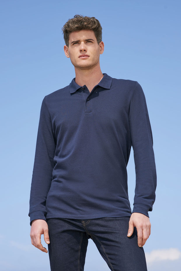 Polo homme SOL'S PERFECT LSL, coton, moderne