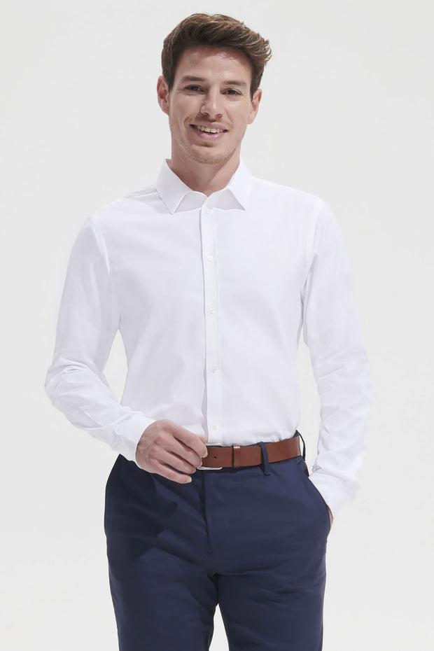 Chemise SOL'S BRODY MEN, coton, coupe droite